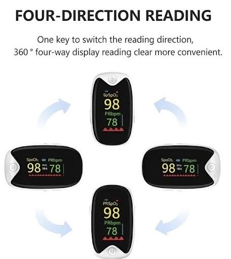 💓 Digital Finger Pulse Oximeter – Blood Oxygen (SpO₂) & Heart Rate Monitor | Fast, Accurate & Portable