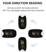 💓 Digital Finger Pulse Oximeter – Blood Oxygen (SpO₂) & Heart Rate Monitor | Fast, Accurate & Portable FOMO