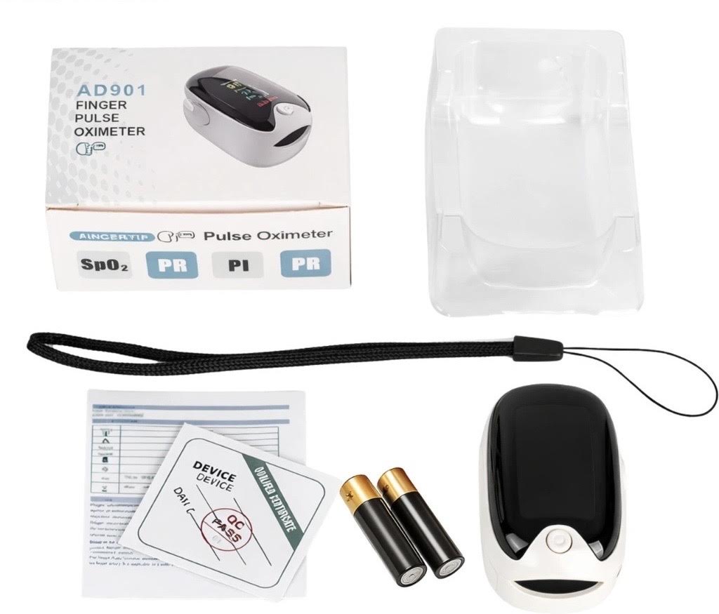 💓 Digital Finger Pulse Oximeter – Blood Oxygen (SpO₂) & Heart Rate Monitor | Fast, Accurate & Portable