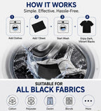 Black Clothing Darkening Sheets – Restore Faded Black Clothes & Bring Back Their Original Color