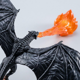 Dragon Fire Bookshelf Lamp – Glowing Flame LED Night Light for Shelf, Desk & Room Decor
