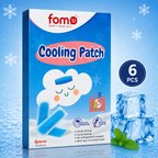 ❄️ Cooling Patches for Kids & Adults – Instant Fever Relief Cooling Gel Patches | Soft & Skin Friendly