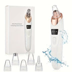 ✨ Multifunctional Cleaning Instrument – Electric Blackhead Remover & Pore Vacuum | 5 Suction Levels | 6 Replaceable Heads | USB Rechargeable