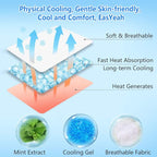❄️ Cooling Patches for Kids & Adults – Instant Fever Relief Cooling Gel Patches | Soft & Skin Friendly