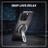 360° Rotating Magnetic Phone Holder Stand | Foldable MagSafe Ring Grip with Strong Magnetic Lock FOMO