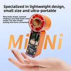 Mini Portable Rechargeable Handheld Fan | Lightweight Pocket Cooling Fan with Digital Display