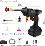 🚿 Cordless High Pressure Washer – 48V Rechargeable Portable Car Wash Gun | Wireless Pressure Cleaner with Foam Bottle & Accessories