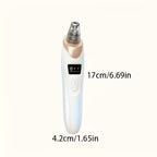 ✨ Multifunctional Cleaning Instrument – Electric Blackhead Remover & Pore Vacuum | 5 Suction Levels | 6 Replaceable Heads | USB Rechargeable