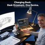 ⚡ 3-in-1 Magnetic Wireless Charging Station – Fast Charger for iPhone, Apple Watch & AirPods | Foldable Desktop Charging Dock