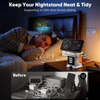⚡ 3-in-1 Magnetic Wireless Charging Station – Fast Charger for iPhone, Apple Watch & AirPods | Foldable Desktop Charging Dock