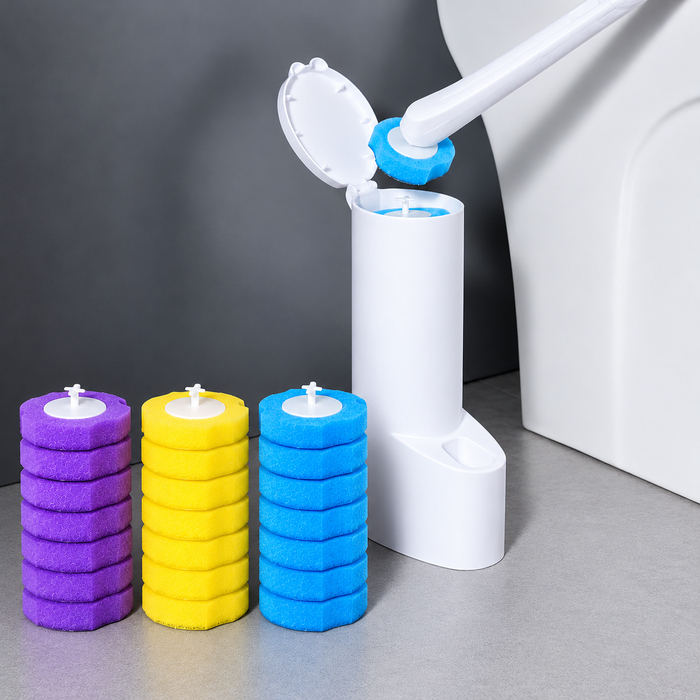 FOMO disposable toilet brush with holder (1 of 7)