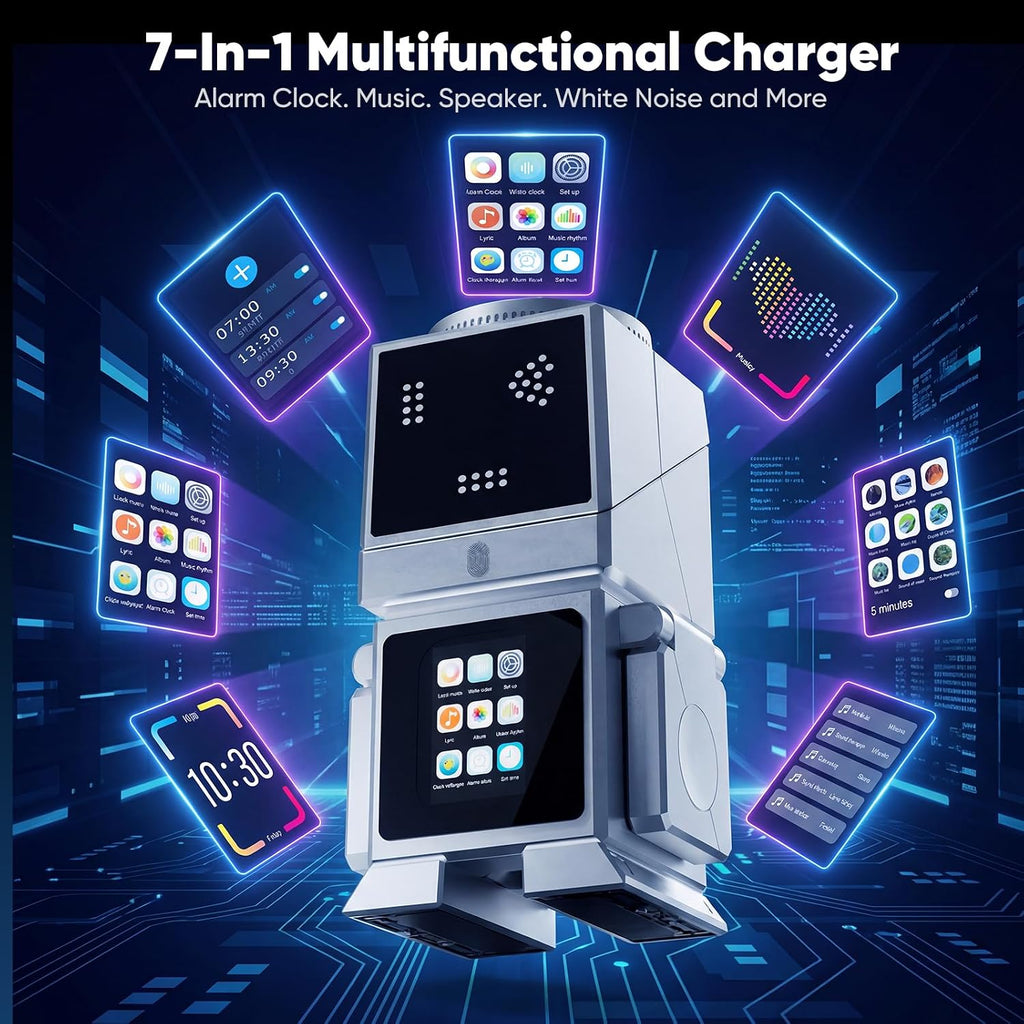 ⚡ 3-in-1 Magnetic Wireless Charging Station – Fast Charger for iPhone, Apple Watch & AirPods | Foldable Desktop Charging Dock