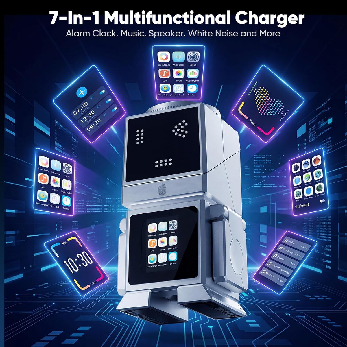 ⚡ 3-in-1 Magnetic Wireless Charging Station – Fast Charger for iPhone, Apple Watch & AirPods | Foldable Desktop Charging Dock FOMO