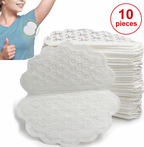 💧 Underarm Sweat Pads – Pack of 10 Disposable Sweat Absorbing Pads for Men & Women | Stay Dry & Odor Free All Day
