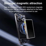 Wireless Monitor Screen for Smartphone | Mini Portable Phone Display with Magnetic Mount for Vlogging & Selfies FOMO