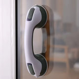 Non-Slip Large Shower Handle For Bathroom, Punch-Free Traceless Glass Suction Handle, Powerful Suction Grip FOMO