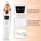 ✨ Multifunctional Cleaning Instrument – Electric Blackhead Remover & Pore Vacuum | 5 Suction Levels | 6 Replaceable Heads | USB Rechargeable