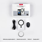 Wireless Monitor Screen for Smartphone | Mini Portable Phone Display with Magnetic Mount for Vlogging & Selfies
