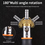 🔧 Mini Ratchet Screwdriver Set – 12-in-1 Magnetic Precision Bit Kit | Compact Hand Repair Tool for Home & Electronics