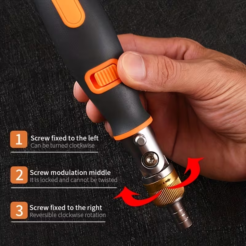🔧 Mini Ratchet Screwdriver Set – 12-in-1 Magnetic Precision Bit Kit | Compact Hand Repair Tool for Home & Electronics