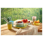 Kids Pastel Dinnerware Set – Reusable Plates, Bowls, Cups & Cutlery for Toddlers – Set Of 6