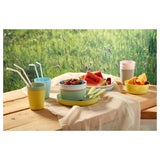 Kids Pastel Dinnerware Set – Reusable Plates, Bowls, Cups & Cutlery for Toddlers – Set Of 6 FOMO