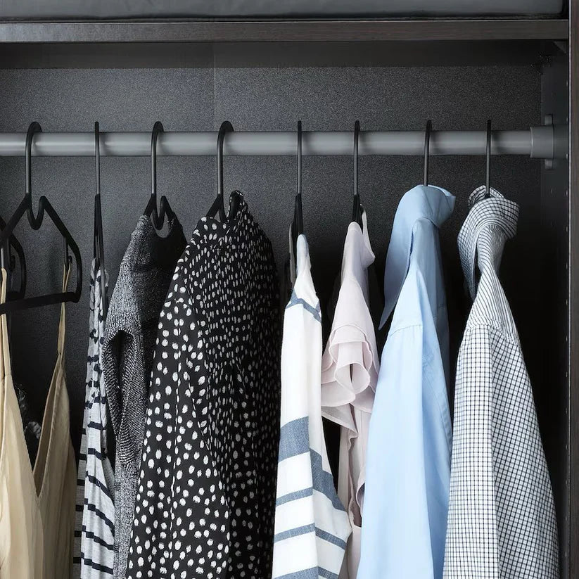 Premium Non-Slip Plastic Clothes Hangers – Space Saving Durable Wardrobe Hangers (Pack of 10)