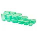 17-Piece Food Storage Container Set with Lids – Reusable Airtight Kitchen Organizers