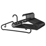 Premium Non-Slip Plastic Clothes Hangers – Space Saving Durable Wardrobe Hangers (Pack of 10) FOMO