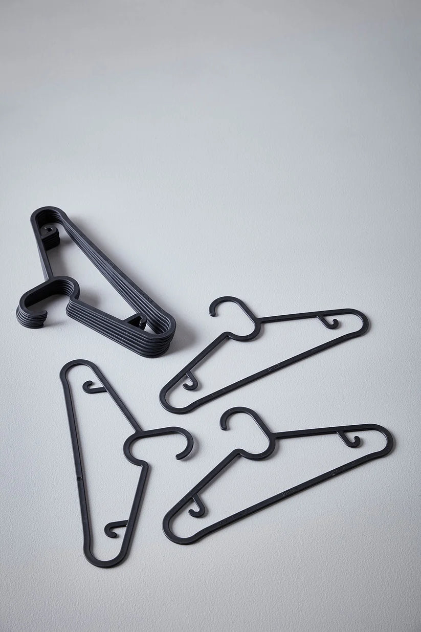 Premium Non-Slip Plastic Clothes Hangers – Space Saving Durable Wardrobe Hangers (Pack of 10)